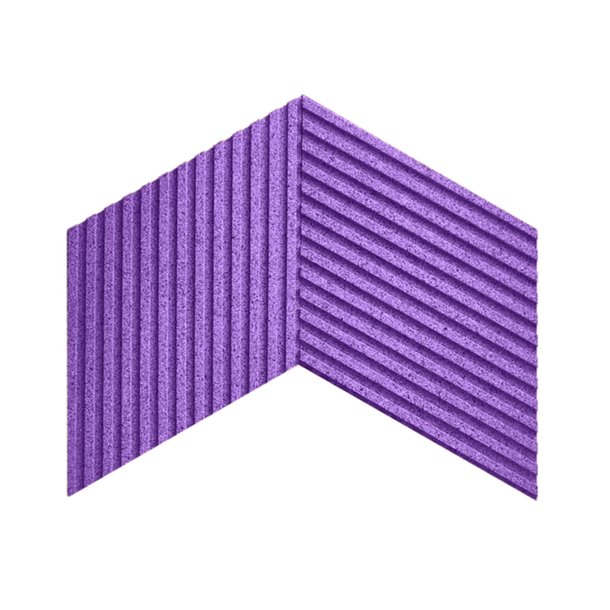 3D STRIPE LILA - dekorative und exklusive Korkwand