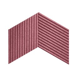 3D STRIPE ROSA - dekorative und exklusive Korkwand