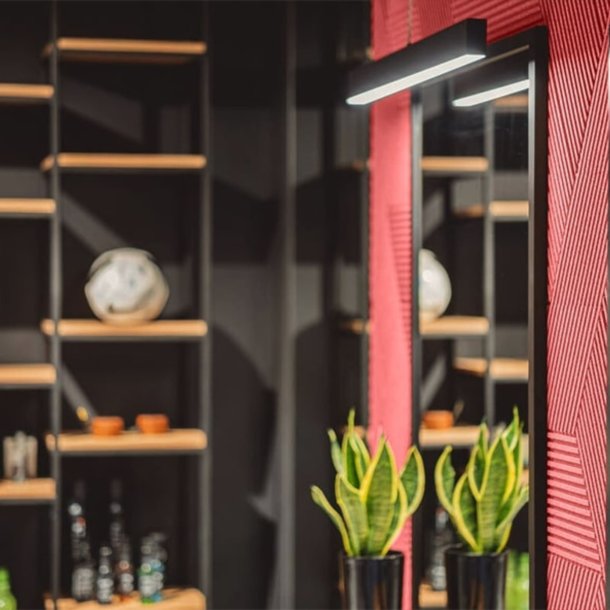 3D STRIPE ROT - exklusiver und dekorativer Wandkork