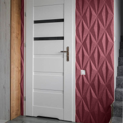 3D LINE ROSA PUDER - dekorative und exklusive Korkwand