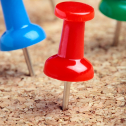 Puntine Disegno Colorate Plastica Metallo - 100pz