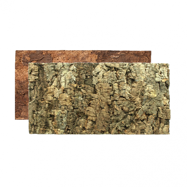 Decorative wall cork bark VIRGIN &amp; CAMELEON - Sample Set - 2 pcs.