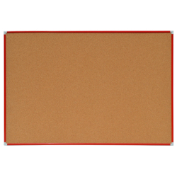 CRVENA pluto oglasna ploča s aluminijskim okvirom 90x120cm