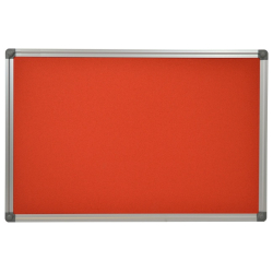 ROOD kurkbord 45x60cm in DecoLine aluminium frame