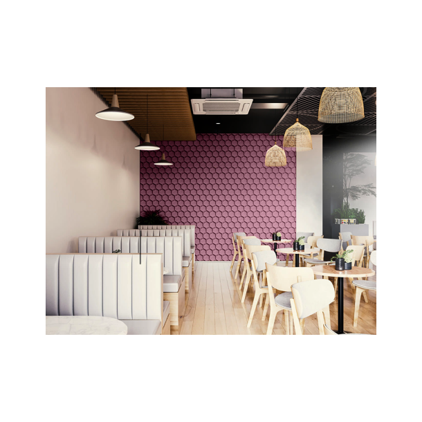 Pluta decorativa PUDR&#258; ROZ 3D HONEYCOMB