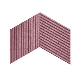 3D STRIPE ROSA PUDER - dekorative und exklusive Korkwand