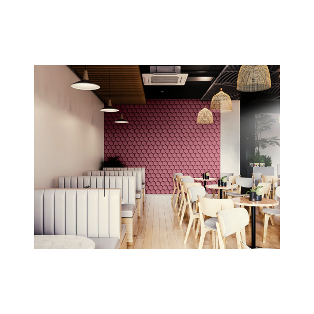 Pluta decorativa ROZ 3D HONEYCOMB