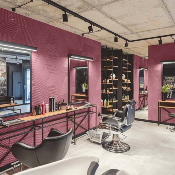 3D STRIPE ROSA - dekorative und exklusive Korkwand