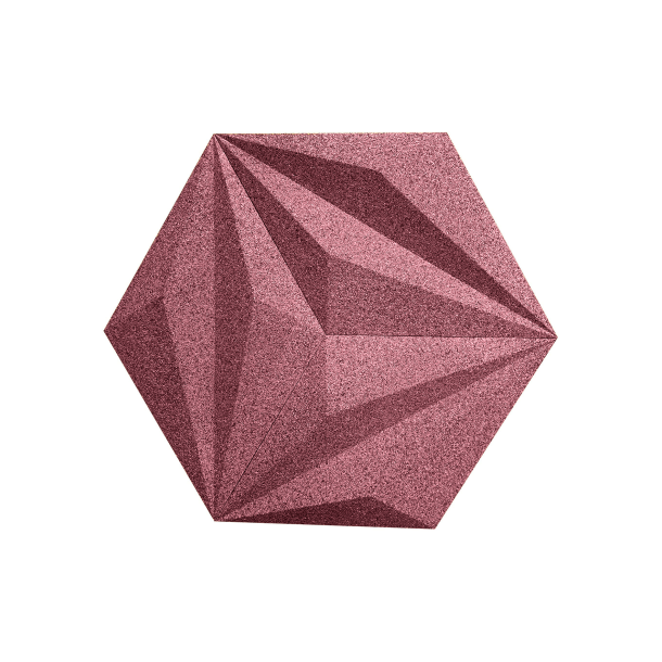 3D LINE ROSA - dekorative und exklusive Korkwand