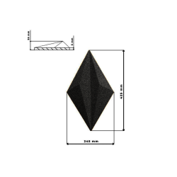 Kor&#311;is sien&#257;m MELN&#256; 3D LINE