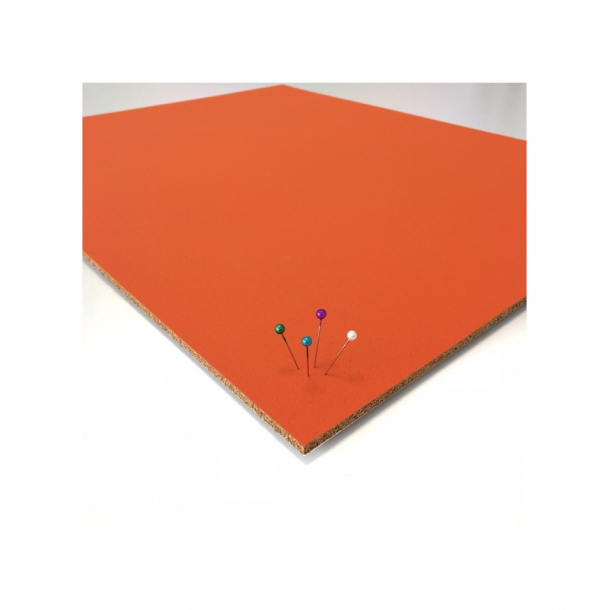 Selbstklebende ORANGE Pinnwand Korkplatte 5x455x610mm