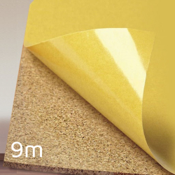 Placa de corcho adhesiva Natural (500 x 500 x 4 mm)