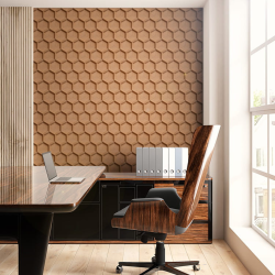Sughero per pareti NATURALE 3D HONEYCOMB - BESTSELLER!