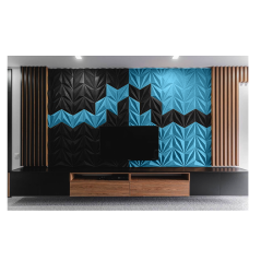 3D LINE T&Uuml;RKIS - dekorative und exklusive Korkwand