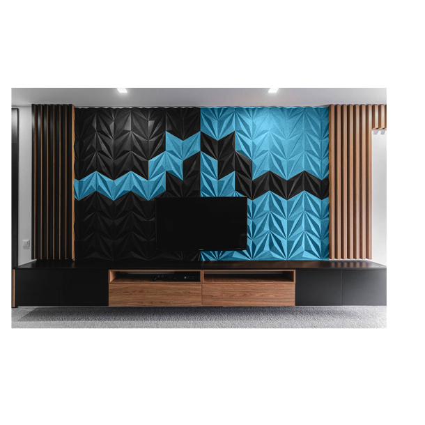 3D LINE T&Uuml;RKIS - dekorative und exklusive Korkwand