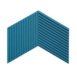 Liege mural TURQUOISE 3D STRIPE