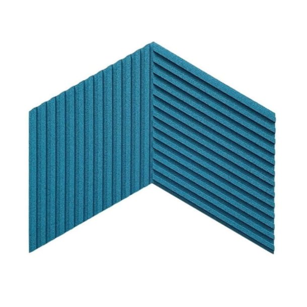 Liege mural TURQUOISE 3D STRIPE