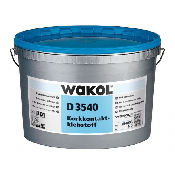 Cork contact adhesive Wakol D 3540 5kg