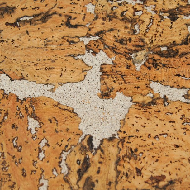 Dekoratīvā korķa sienas segums HAWAI WHITE 3x300x600mm - iepakojums 1,98 m2