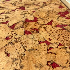 Decorative cork wall tiles VARIO ROJO 3x300x600mm - package 1,98 m2