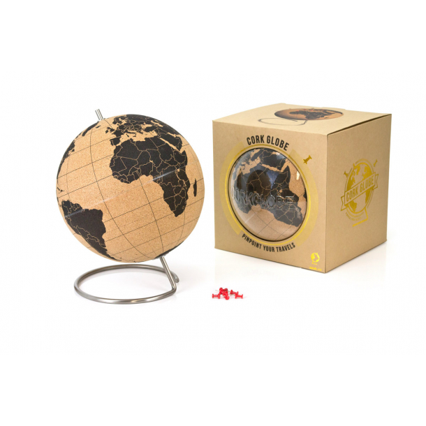 Pine ventilation Misty Mažas kamštinis gaublys Cork Globe 14cm - Kamštinė Pasaulio Å¾emėlapis &  kamštinis gaublys - Kamšcio produktu ekspertai!