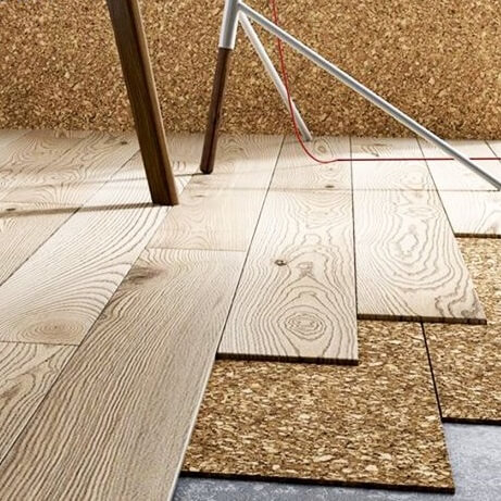 Cork flooring underlay - Cork roll and cork rubber!