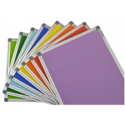 Színes alumínium keretes parafatáblák