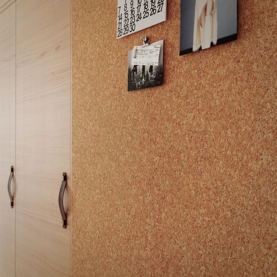 Cork roll with self-adhesive layer 3mm x 1m x 6m for Bulletin Board